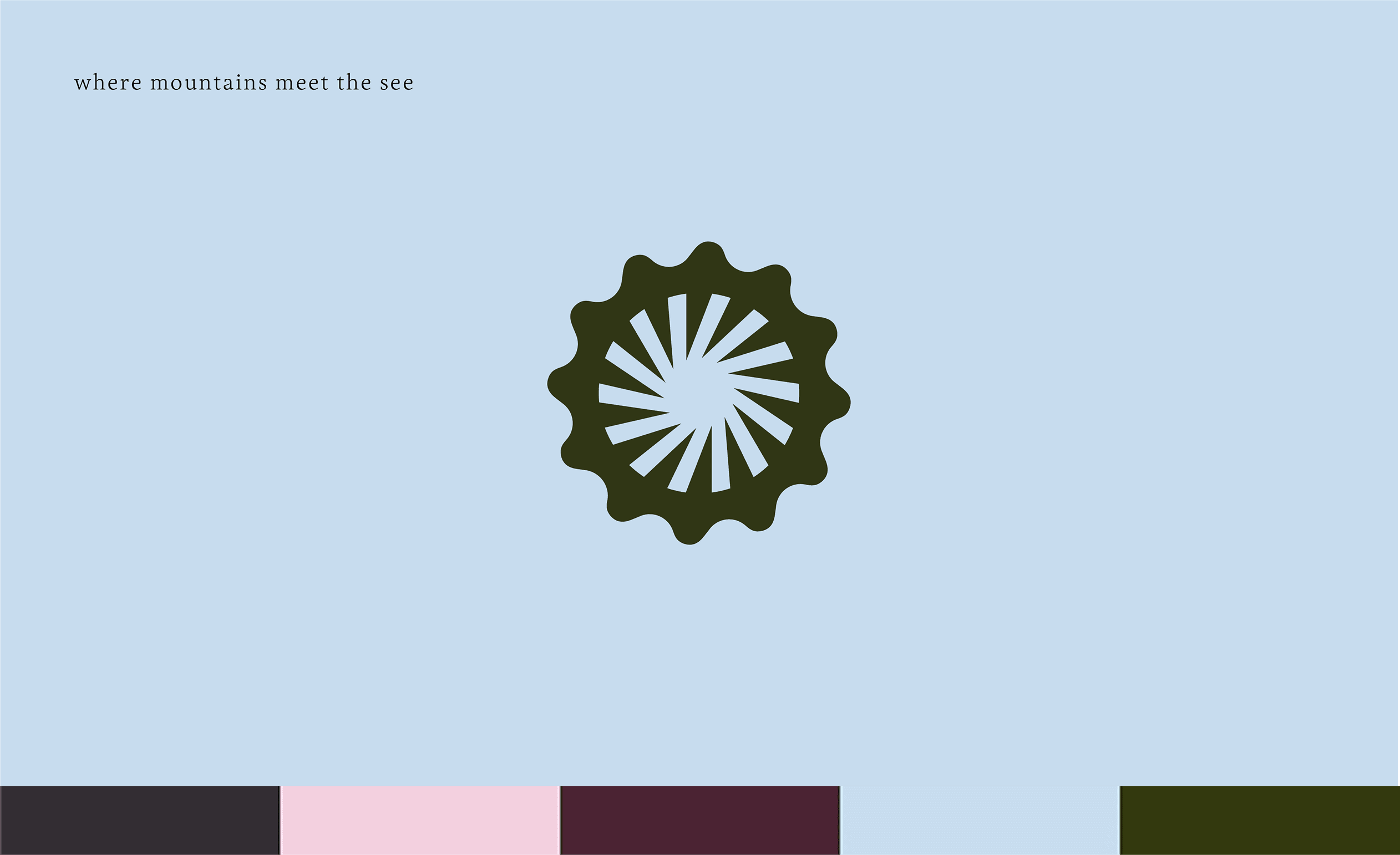 Hotel Topanga-logo on card mockup